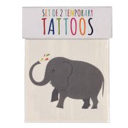 2 Tatuaggi di elefanti e balene