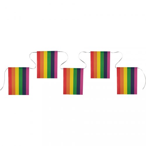 Ghirlanda bandierine arcobaleno 