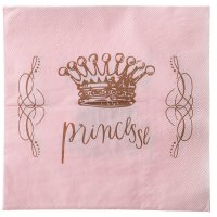 20 Tovaglioli Principessa Rosa