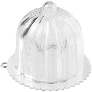 2 Mini campane per torta (6 cm) - Plastica