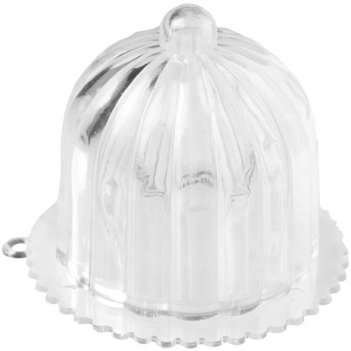 2 Mini campane per torta (6 cm) - Plastica 