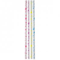 20 cannucce Buon Compleanno multicolore