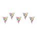 Ghirlanda bandeirine Joyeux Anniversaire multicolore (1,80 m). n°1