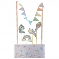 Kit decorazioni per torte - Unicorno