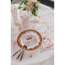 10 Piatti Principessa Rosa Gold. n2