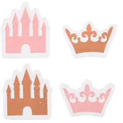 Scatola per feste Maxi Princess in oro rosa. n4