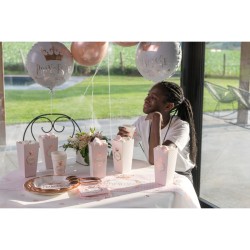 8 vasi per popcorn Princess in oro rosa. n3