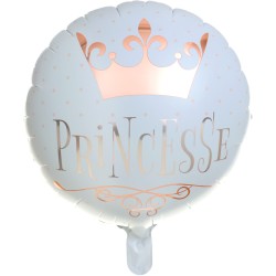 Scatola per feste Maxi Princess in oro rosa. n1