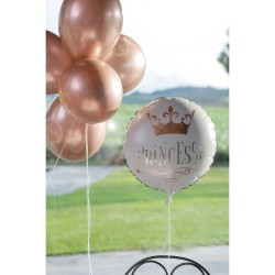 Palloncino Sgonfio Principessa Rosa Gold. n3