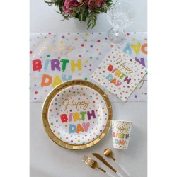 10 Piatti Happy Birthday Palloncini. n2