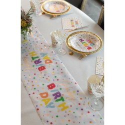 Runner da tavola Happy Birthday Palloncini. n°1