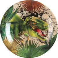 Contiene : 1 x 10 Piatti Dinosauro