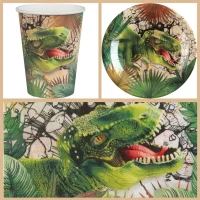 Scatola per feste con dinosauri