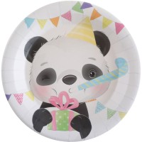 10 piatti Baby Panda