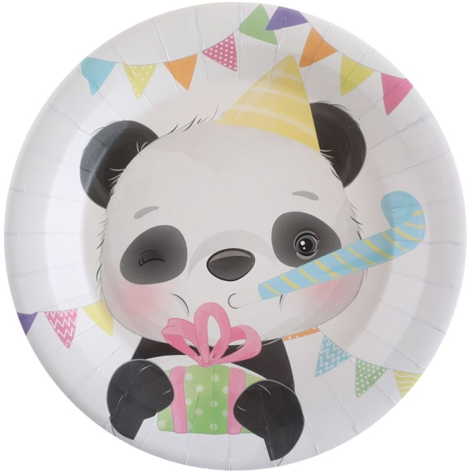 10 piatti Baby Panda 