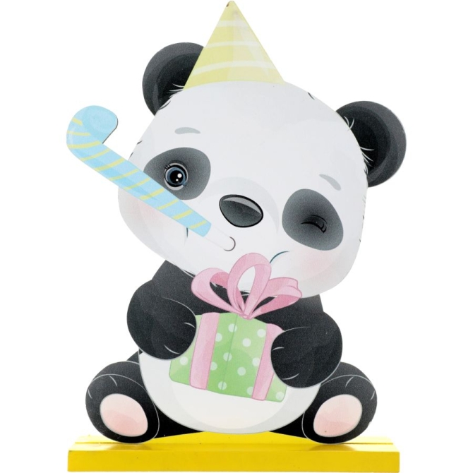 Decorazione in legno Baby Panda 