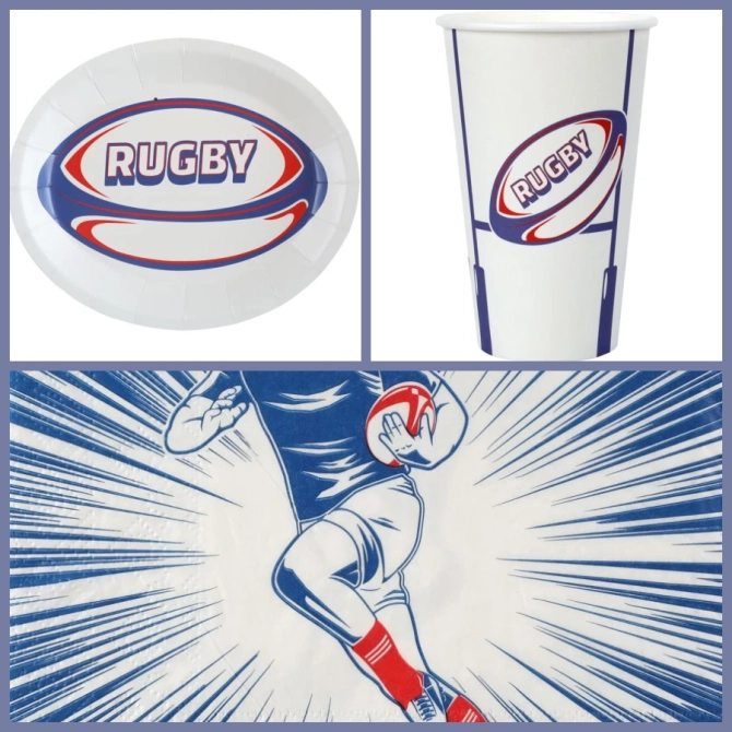 Scatola per feste di rugby 