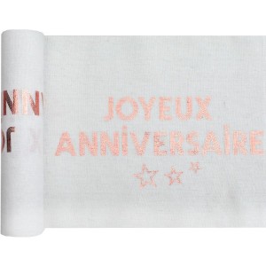 Runner da Tavola Rose Gold � Star di un Giorno