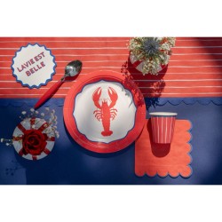 6 Piatti Piccoli Dolce Vita Rossi. n�1