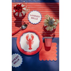6 Piatti Piccoli Dolce Vita Rossi. n�2
