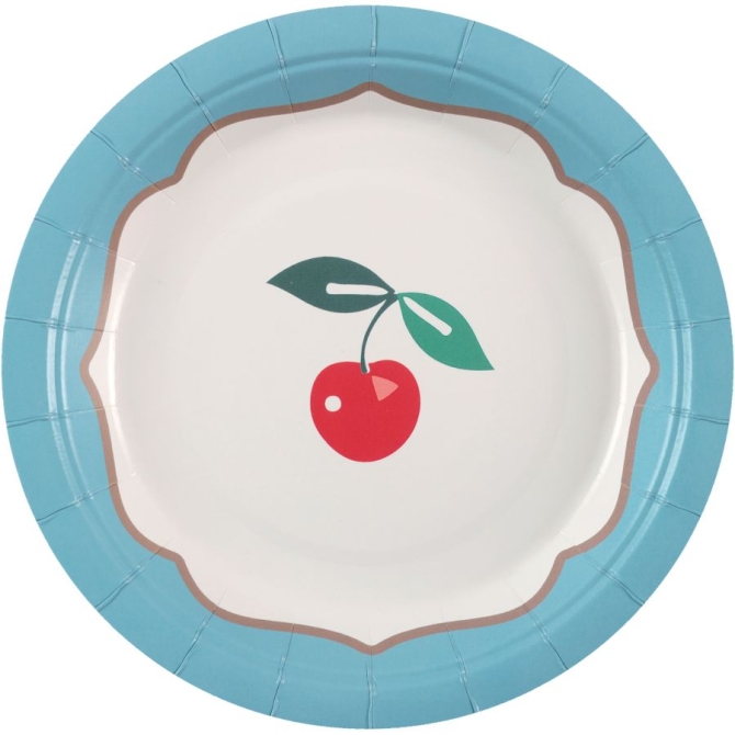 6 Piatti Piccoli Dolce Vita Azzurro Cielo 