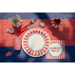 12 tovaglioli rossi Dolce Vita. n�1