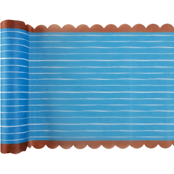 Runner da tavolo Dolce Vita azzurro cielo 