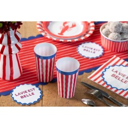 1 Bicchiere Riutilizzabile Dolce Vita Rosso. n°1