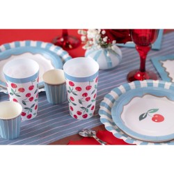 1 Bicchiere Riutilizzabile Dolce Vita Azzurro  Cielo. n�1