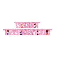 Ghirlanda di buon compleanno per Barbie