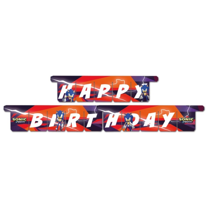 Buon compleanno Sonic Prime Garland 