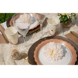 Confezione da 4 peonie � 11 cm - Avorio. n�1
