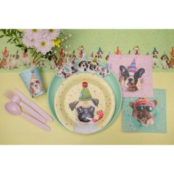 6 bicchieri per feste a tema cani. n�1