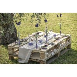 Runner da tavola in cotone naturale. n�1