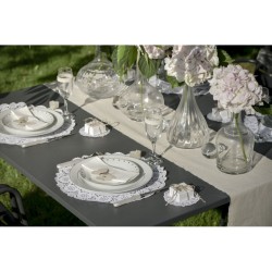 Runner da tavola in cotone naturale. n�3