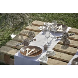 Runner da tavola in cotone naturale. n�4