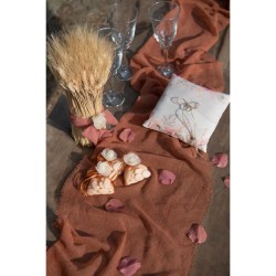 Tovaglia in terracotta. n�6