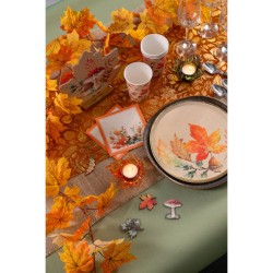 10 Coriandoli spargibili a tema Autunno Incantato - Legno. n�2