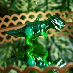 Dino T-Rex da Appendere (12 cm) - Vetro. n1