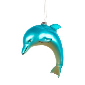 Delfino da Appendere (12 cm) - Vetro