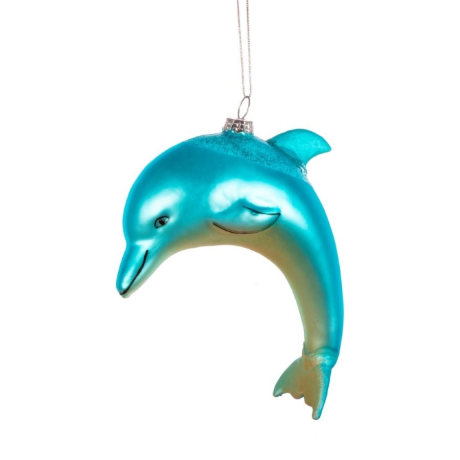 Delfino da Appendere (12 cm) - Vetro 