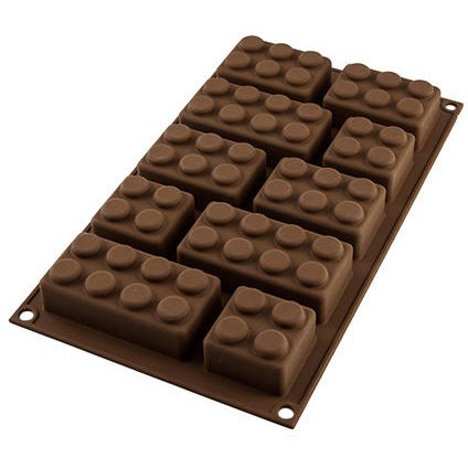 Stampo 10 blocchi di cioccolato - Silicone 