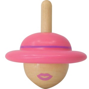 1 Trottola di Legno - Madame Chapeau