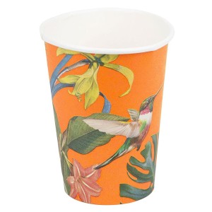 12 Bicchieri Tropical Birds