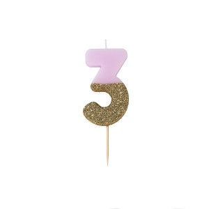 Candela Pinky Oro Numero 3