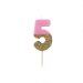 Candela Pinky Oro Numero 5. n°1