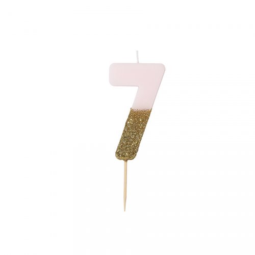 Candela Pinky Oro Numero 7 