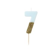 Candela Blu Oro Numero 7