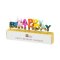Mini Candele  Happy Birthday Arcobaleno Glitter (6 cm) images:#0