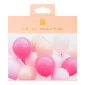 16 Palloncini - Mix Rosa